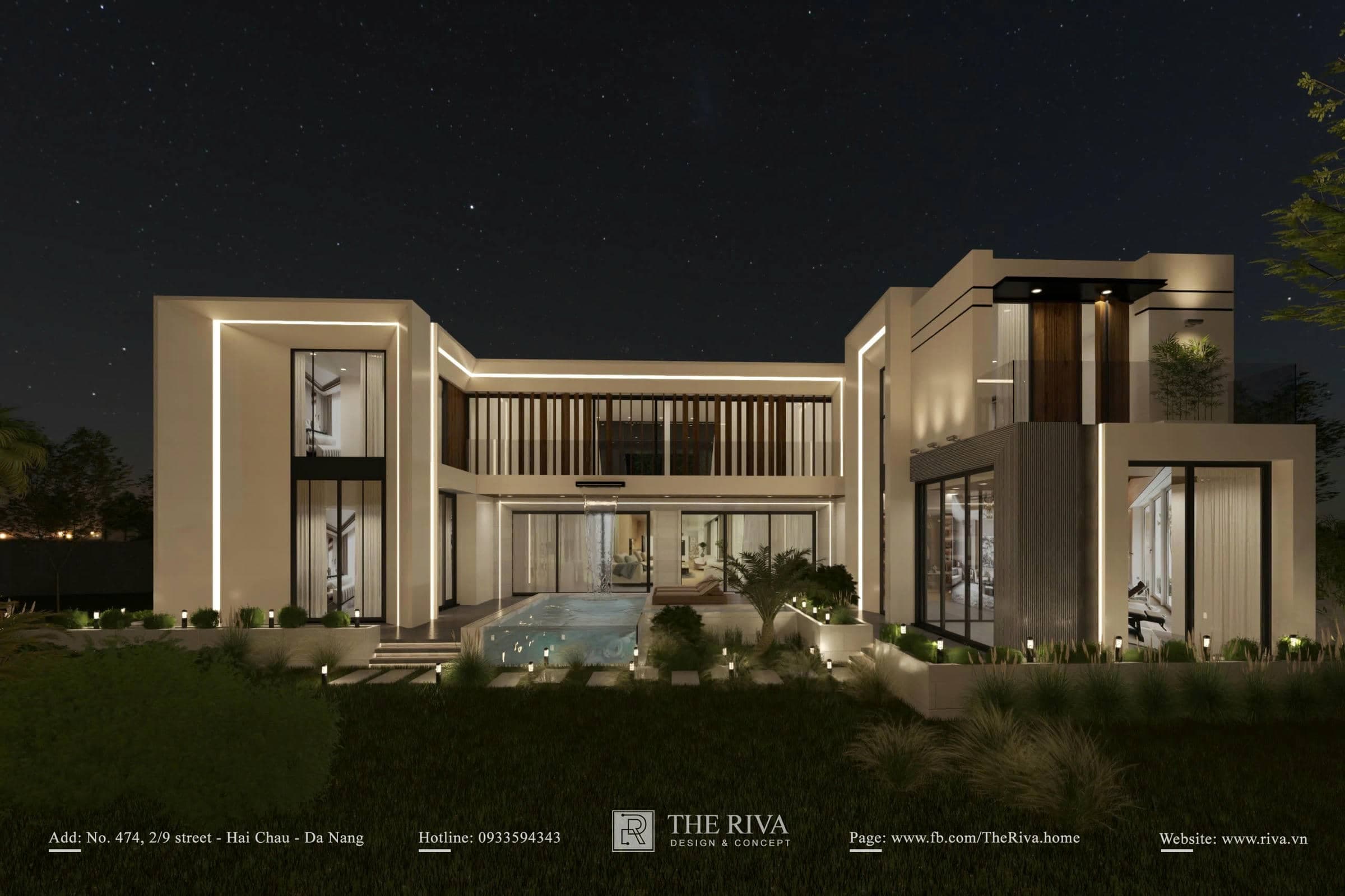 Thiết kế kiến trúc biệt thự nghỉ dưỡng hiện đại Helina Villa tại Đà Nẵng