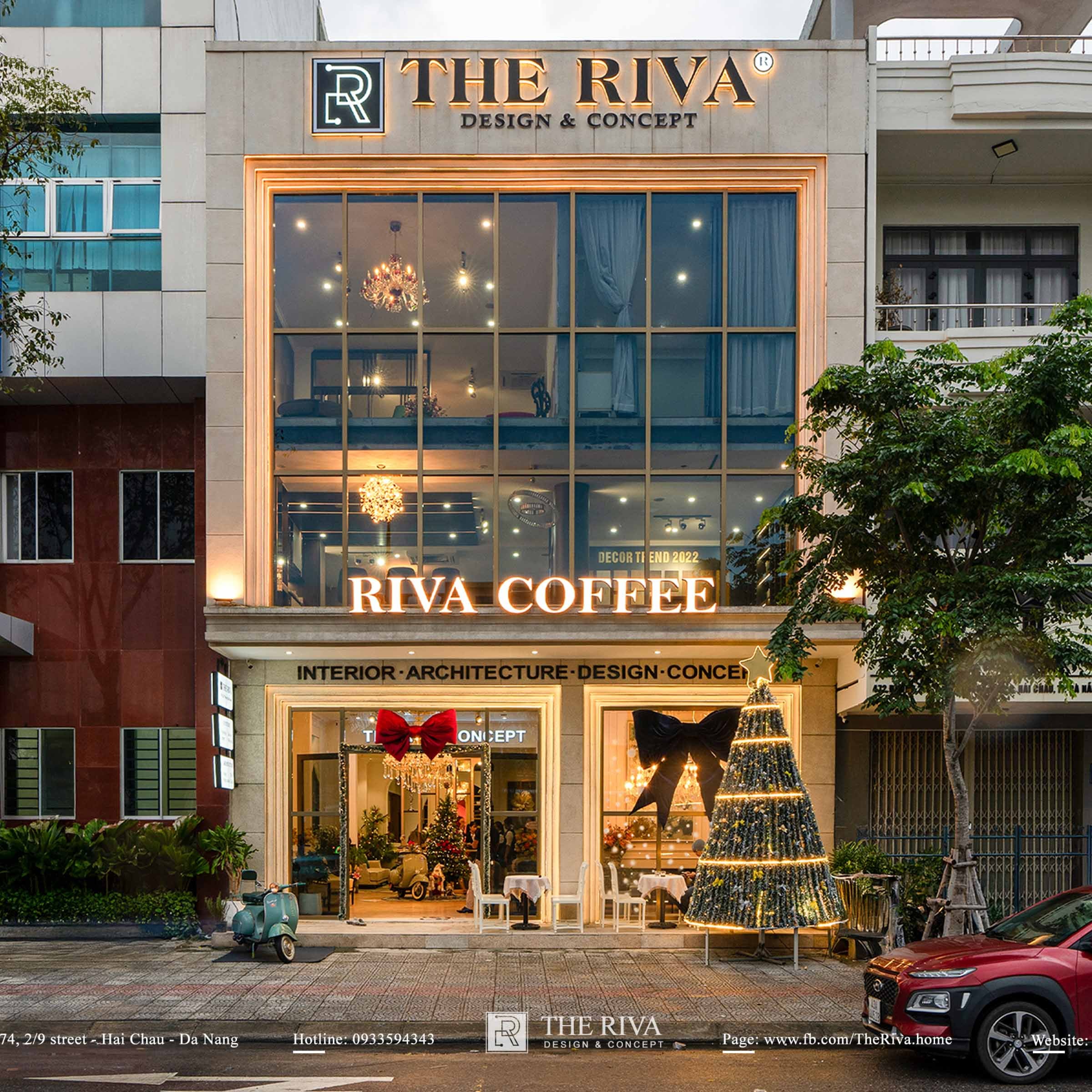 Thiết Kế Và Thi Công Trọn Gói Showroom THE RIVA Phong Cách Modern Classic Tại Đà Nẵng