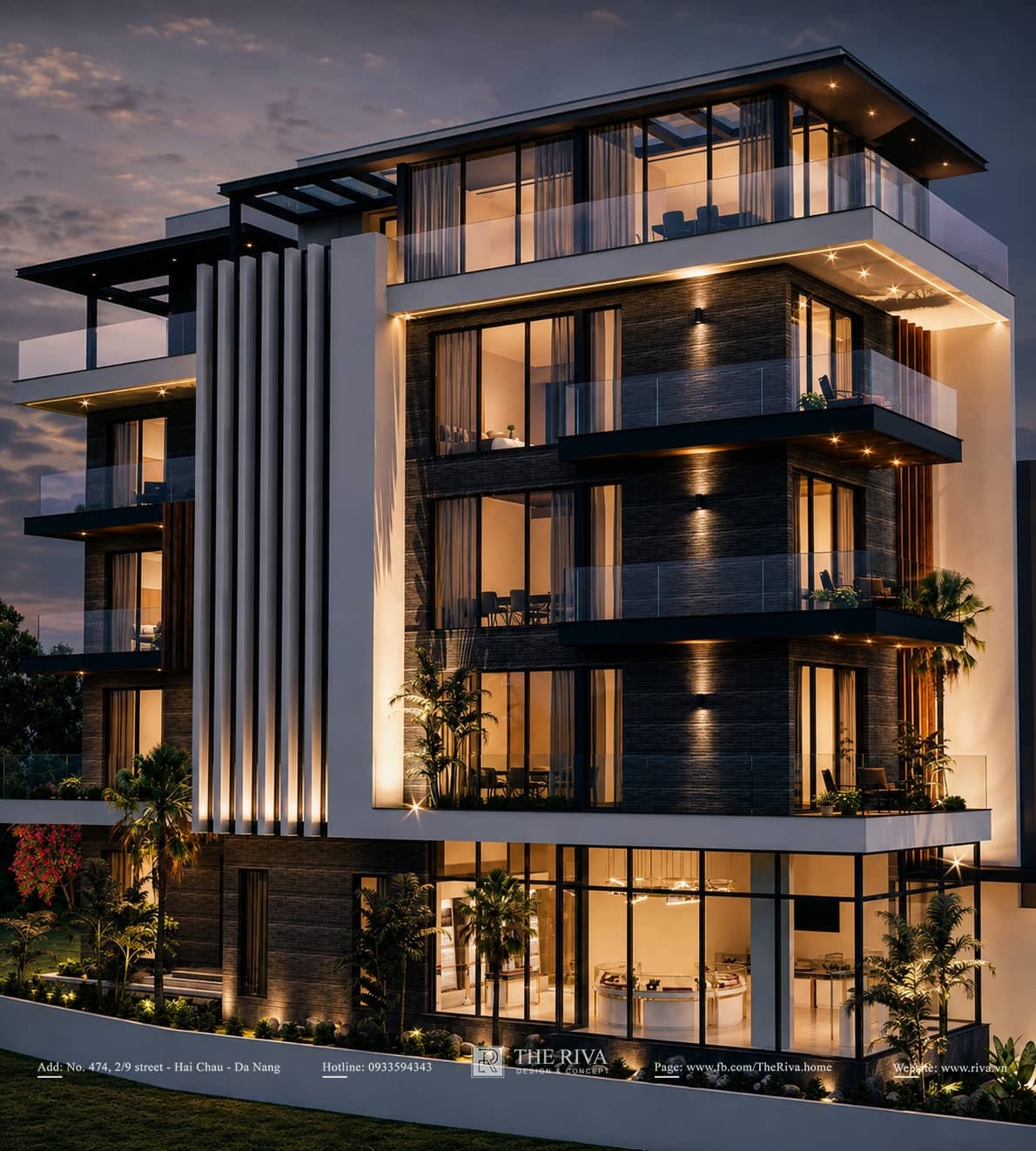 Thiết kế tổ hợp nhà ở kết hợp kinh doanh trang sức Truong Chinh Jewelry
