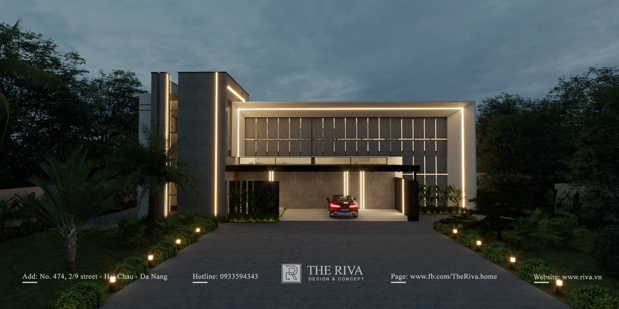 Thiết kế kiến trúc biệt thự nghỉ dưỡng hiện đại Helina Villa tại Đà Nẵng