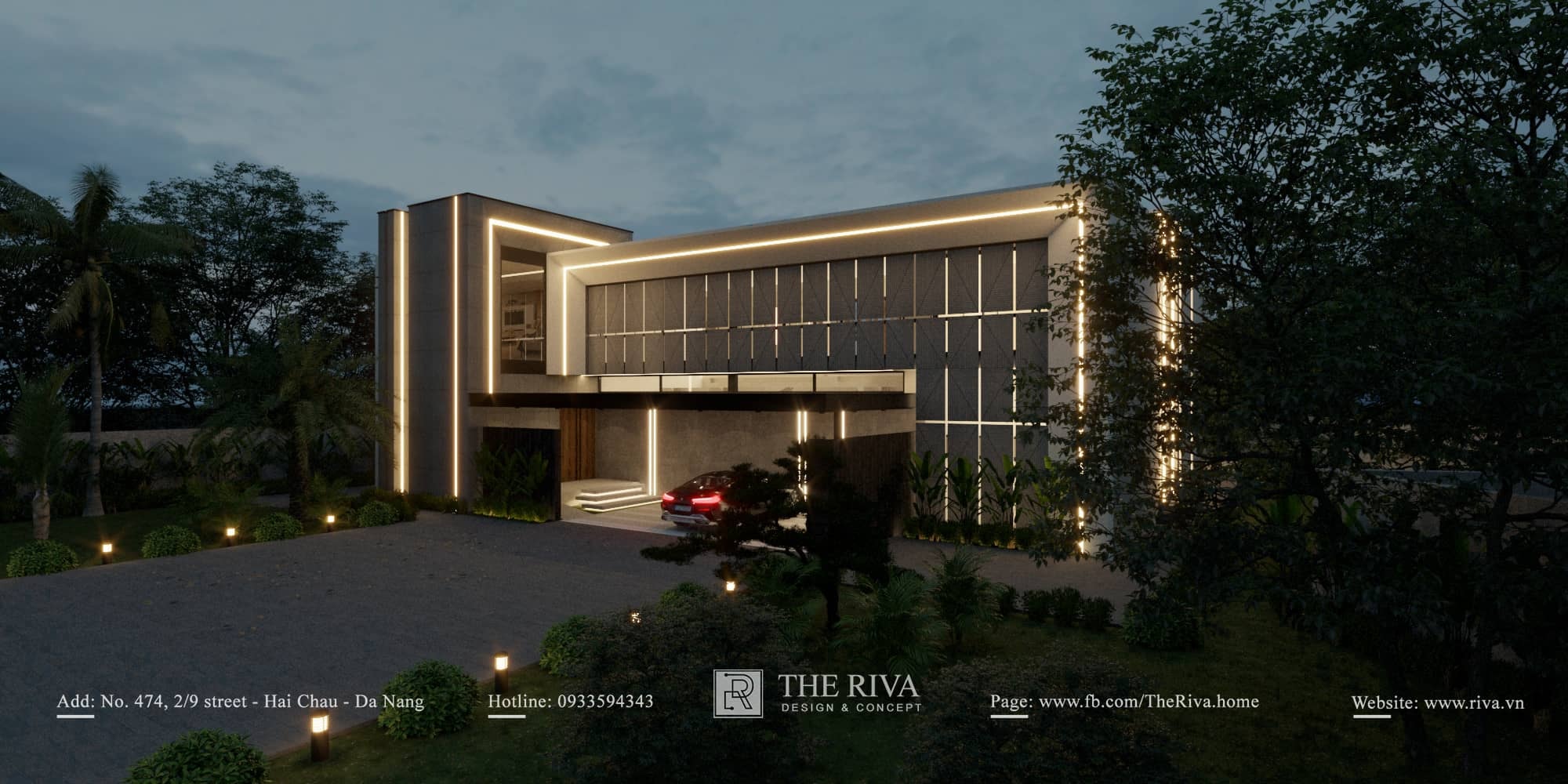 Thiết kế kiến trúc biệt thự nghỉ dưỡng hiện đại Helina Villa tại Đà Nẵng