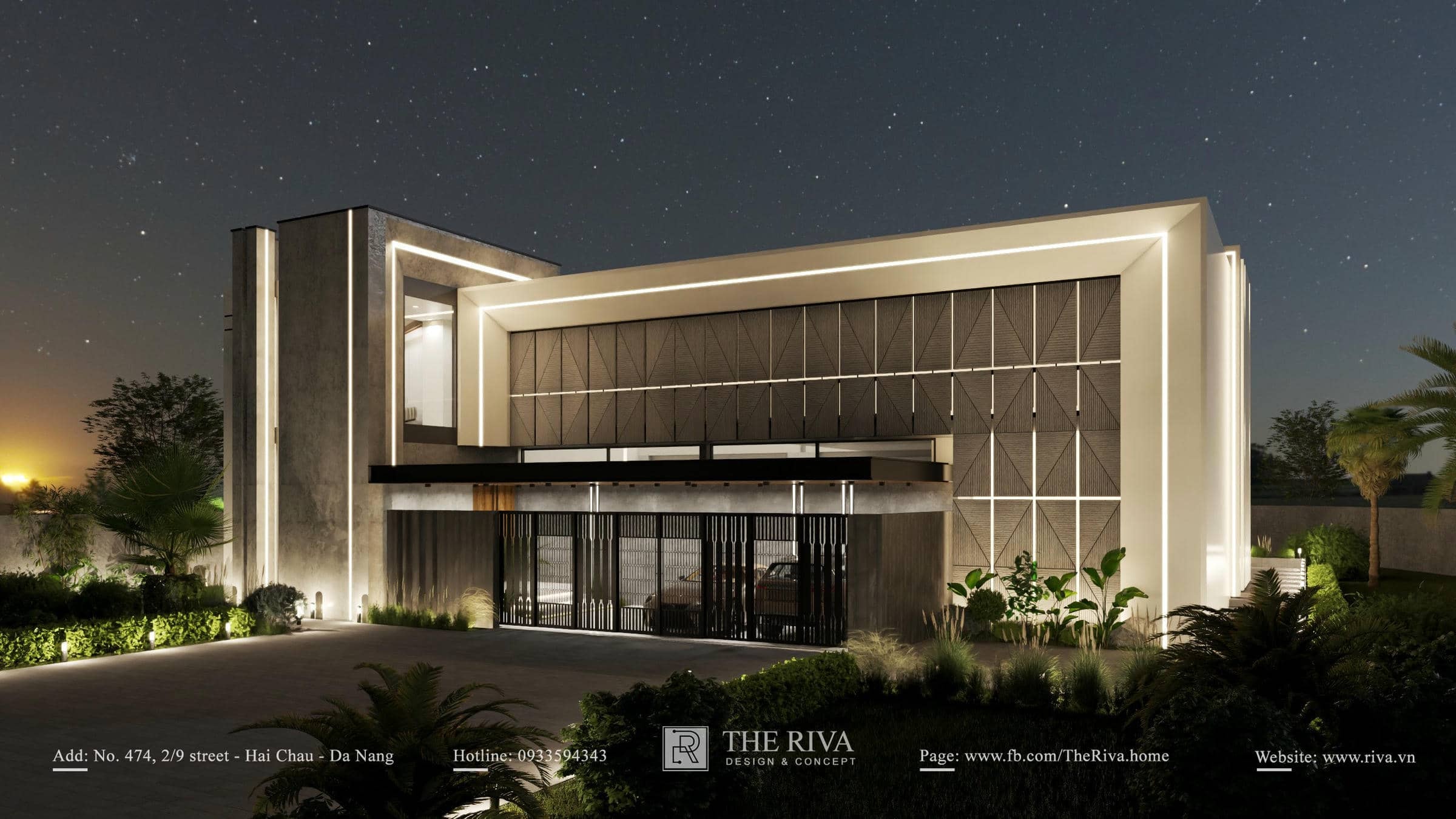 Thiết kế kiến trúc biệt thự nghỉ dưỡng hiện đại Helina Villa tại Đà Nẵng