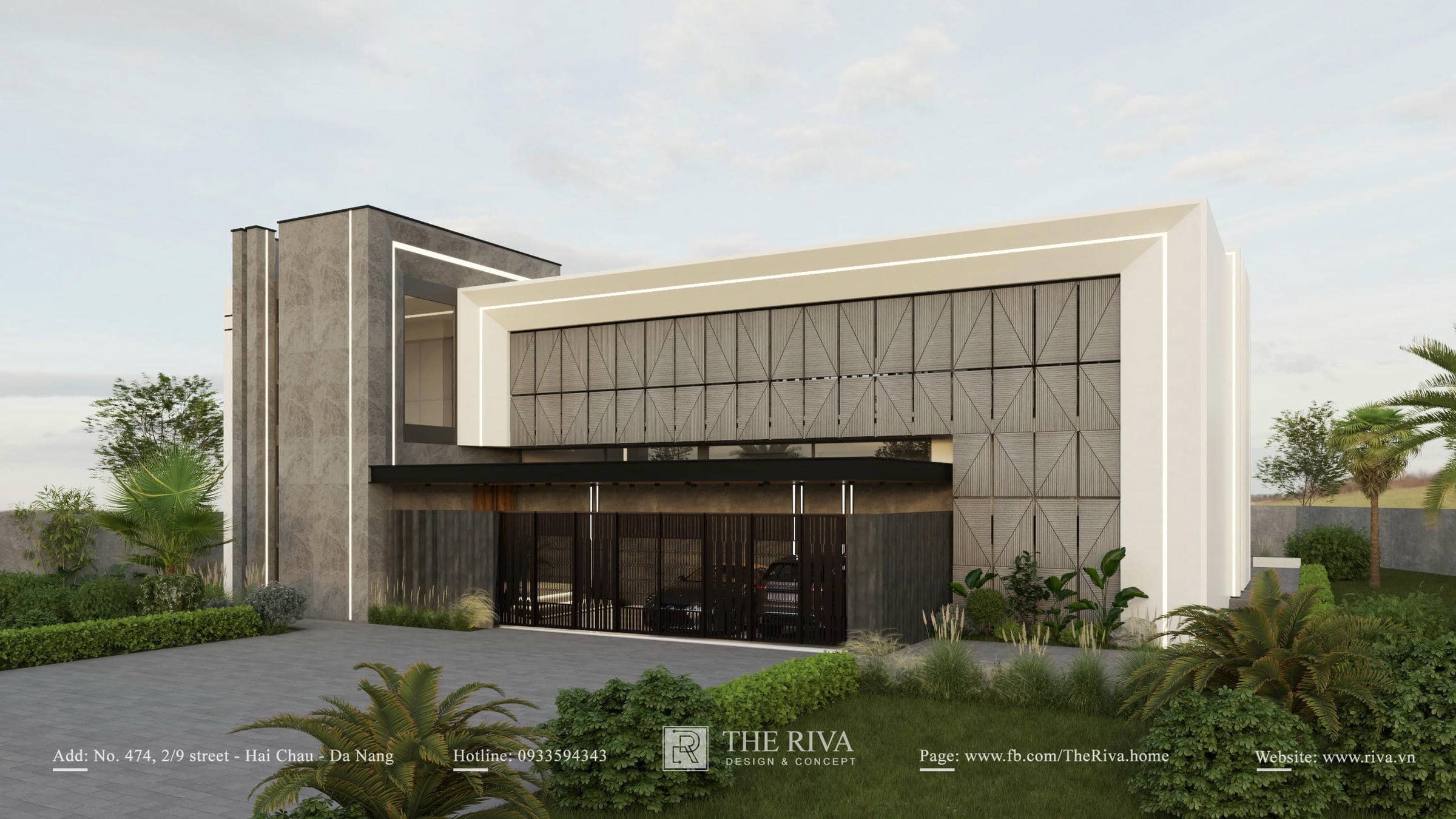 Thiết kế kiến trúc biệt thự nghỉ dưỡng hiện đại Helina Villa tại Đà Nẵng