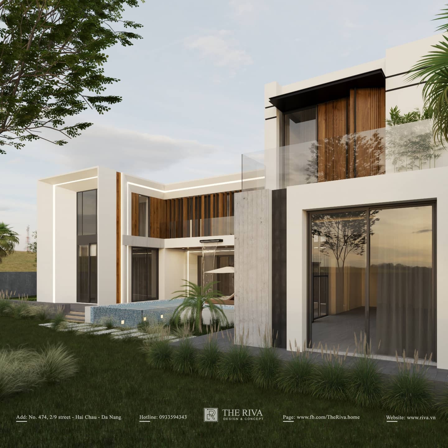 Thiết kế kiến trúc biệt thự nghỉ dưỡng hiện đại Helina Villa tại Đà Nẵng