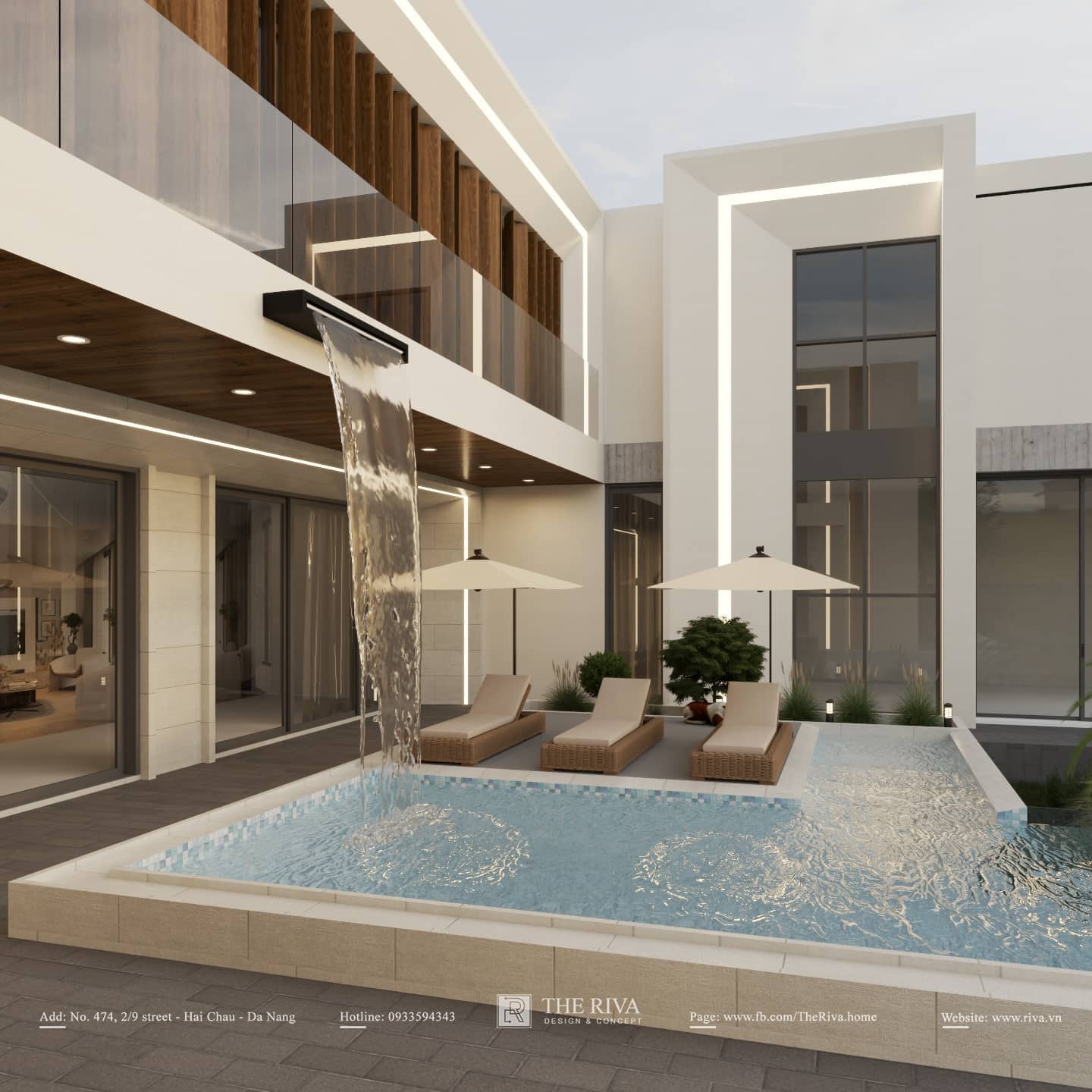 Thiết kế kiến trúc biệt thự nghỉ dưỡng hiện đại Helina Villa tại Đà Nẵng
