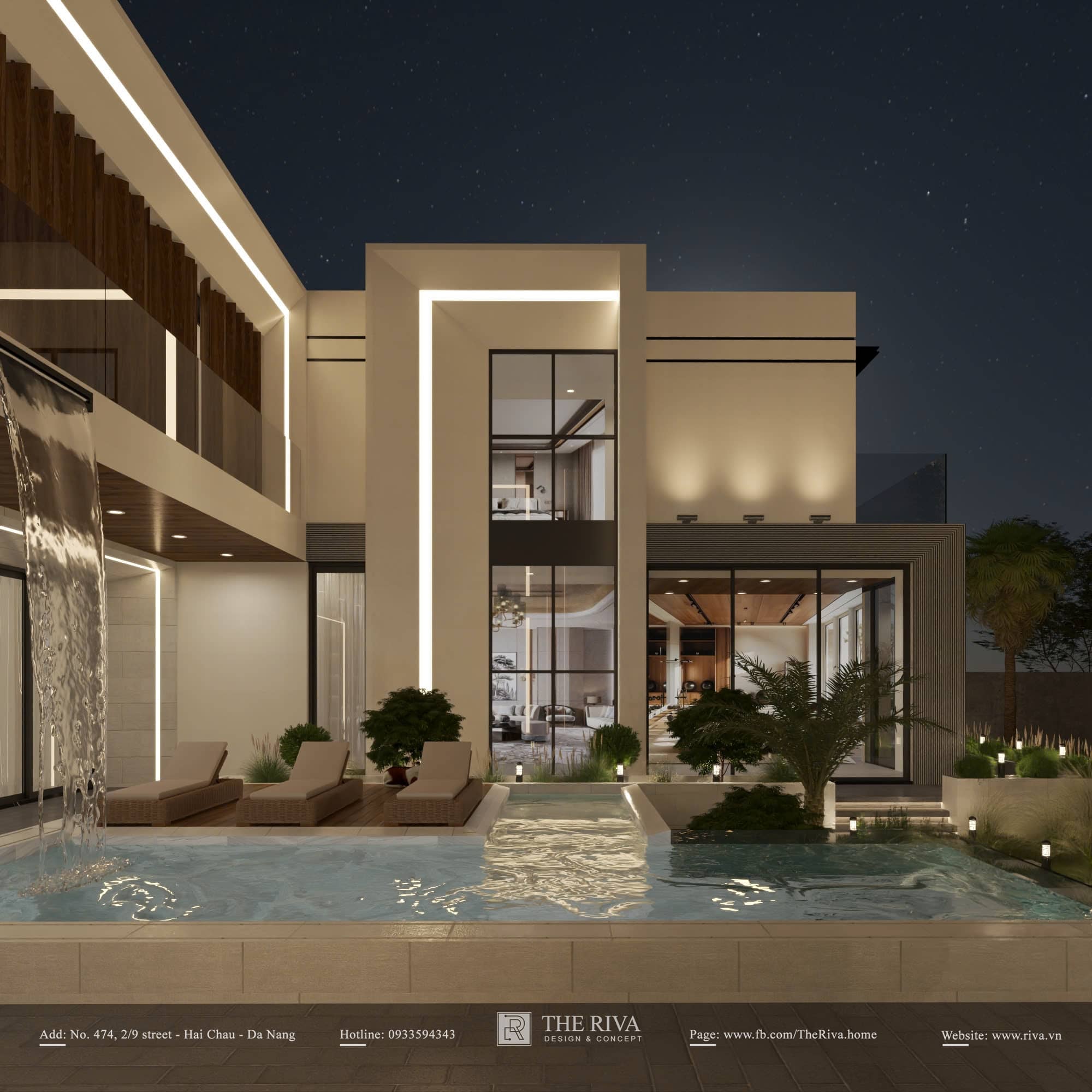 Thiết kế kiến trúc biệt thự nghỉ dưỡng hiện đại Helina Villa tại Đà Nẵng