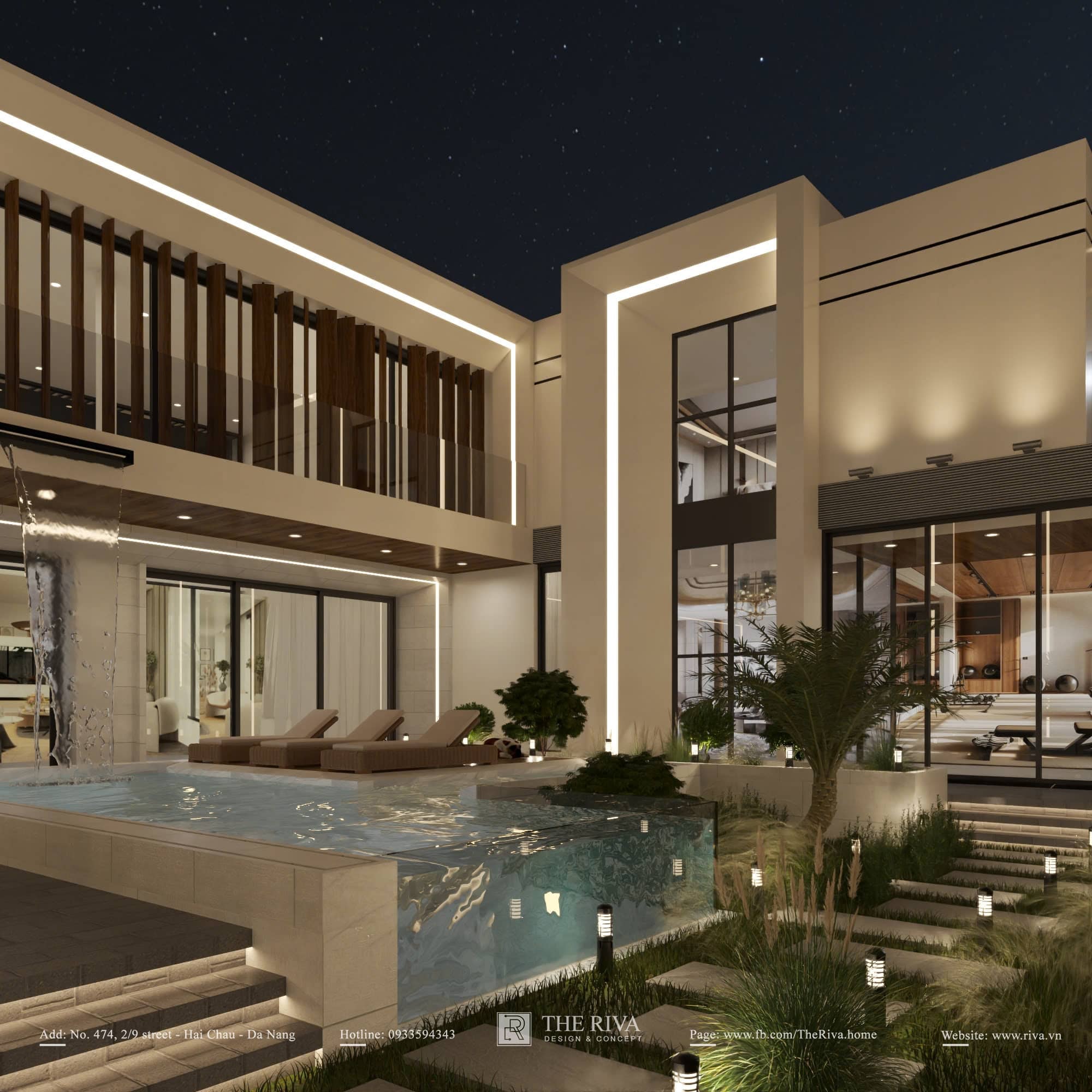 Thiết kế kiến trúc biệt thự nghỉ dưỡng hiện đại Helina Villa tại Đà Nẵng