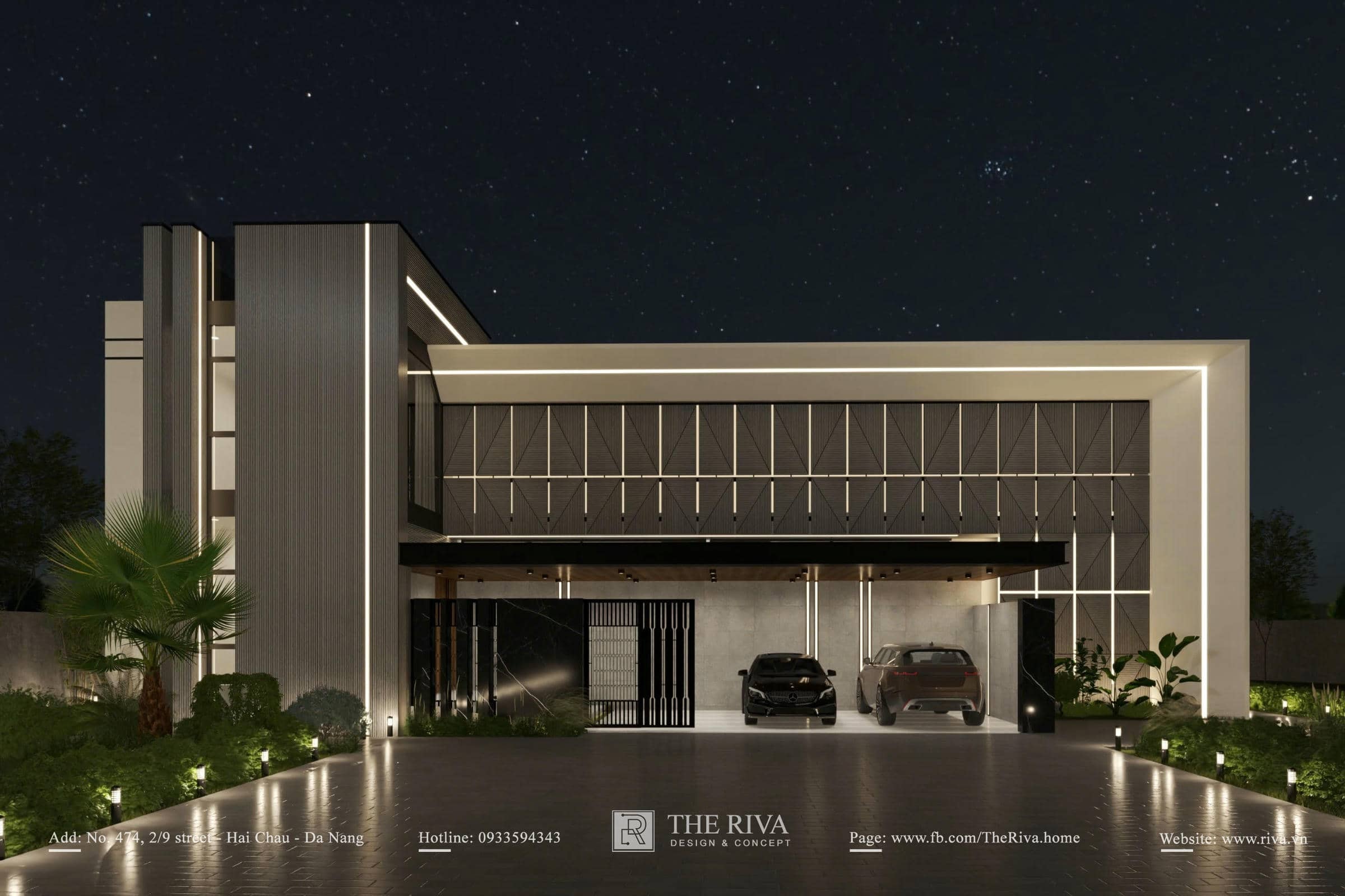Thiết kế kiến trúc biệt thự nghỉ dưỡng hiện đại Helina Villa tại Đà Nẵng